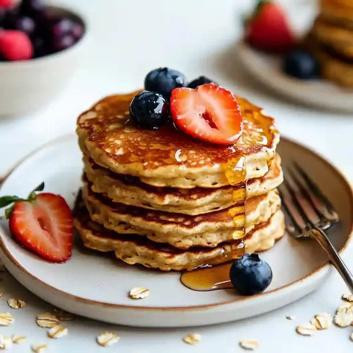 Delicious Healthy Oatmeal Pancakes