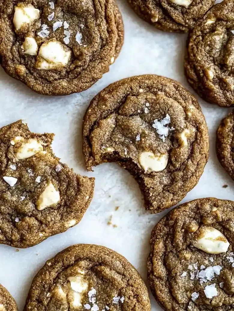 Delicious Hojicha White Chocolate Cookies