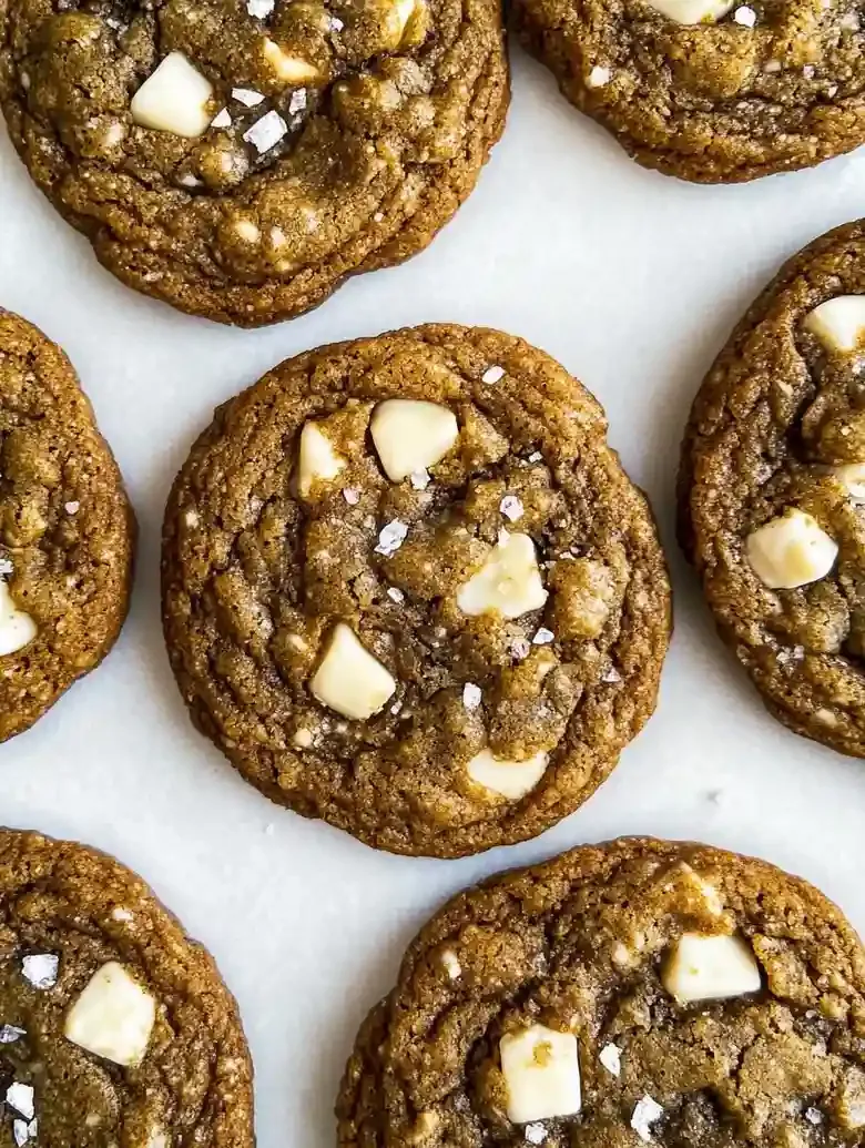 Delicious Hojicha White Chocolate Cookies