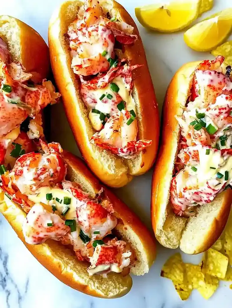 Delicious Lobster Rolls with Butter