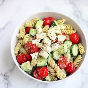 Delicious Low FODMAP Cucumber Dill Pasta Salad