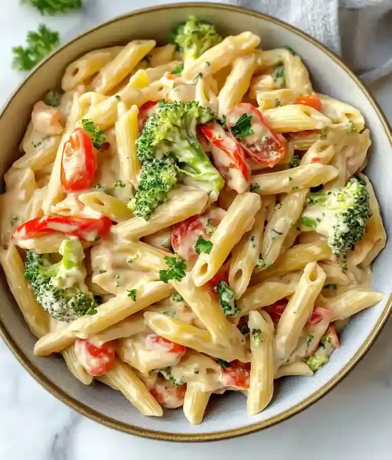 Delicious Shrimp Primavera Pasta