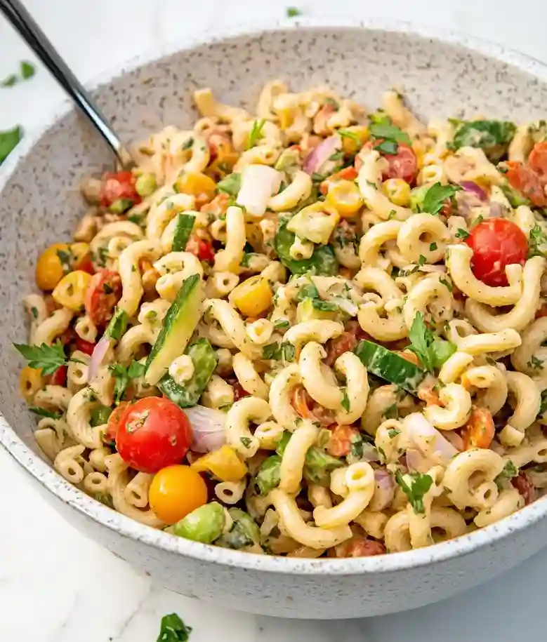 Delicious Street Corn Pasta Salad