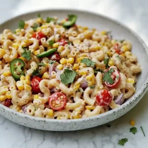 Delicious Street Corn Pasta Salad
