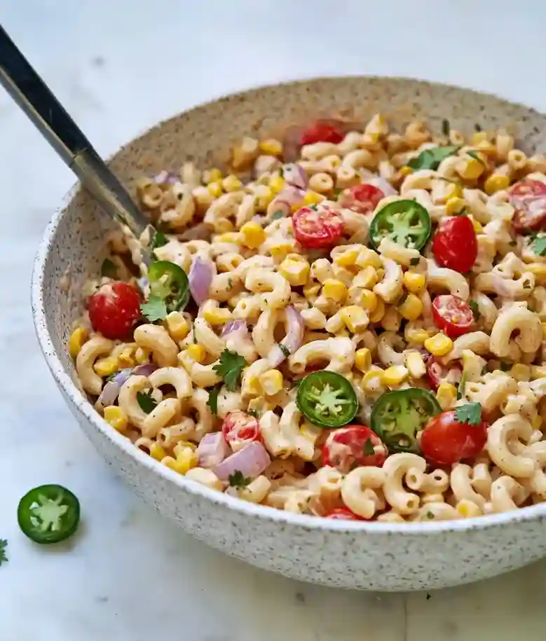 Delicious Street Corn Pasta Salad