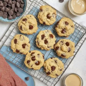 delicious tahini chocolate chip cookies