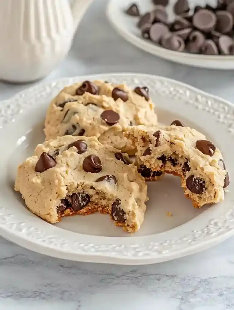 delicious tahini chocolate chip cookies