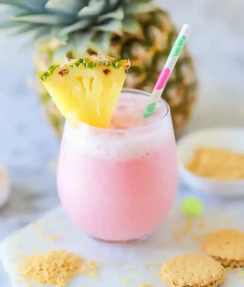 Delicious Tropical Pink Mocktail Recipe