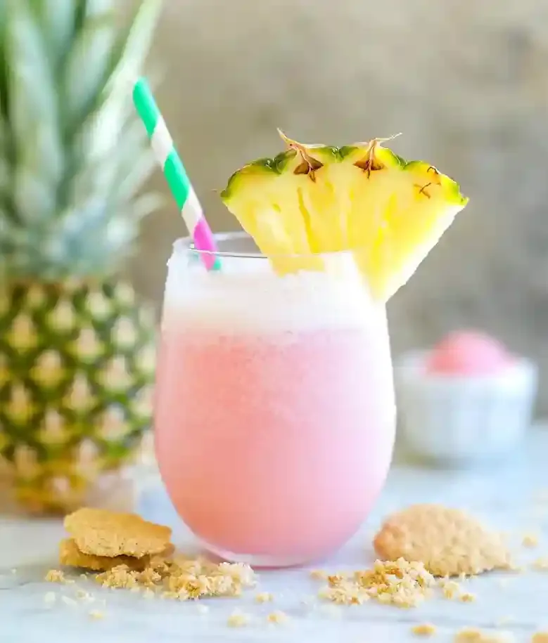Delicious Tropical Pink Mocktail Recipe