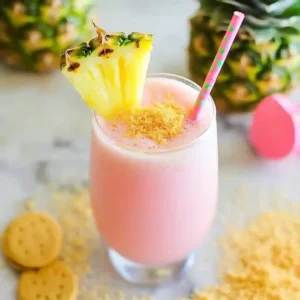 Delicious Tropical Pink Mocktail Recipe
