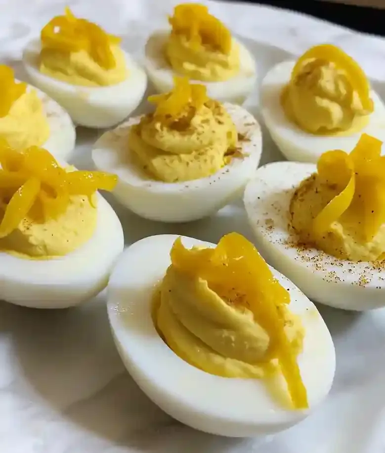 Deviled Eggs with Lemon and Dukkah