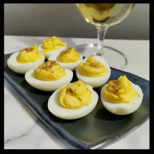 Deviled Eggs with Lemon and Dukkah