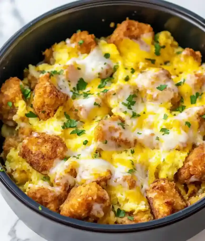 Easy Air Fryer Breakfast Bowl