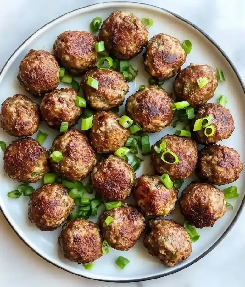 Easy Air Fryer Meatballs Recipe