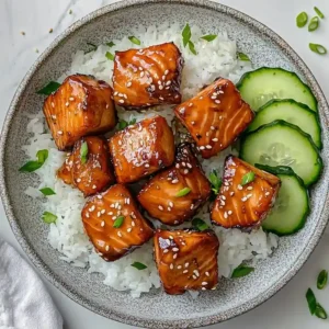 Easy Air Fryer Salmon Bites