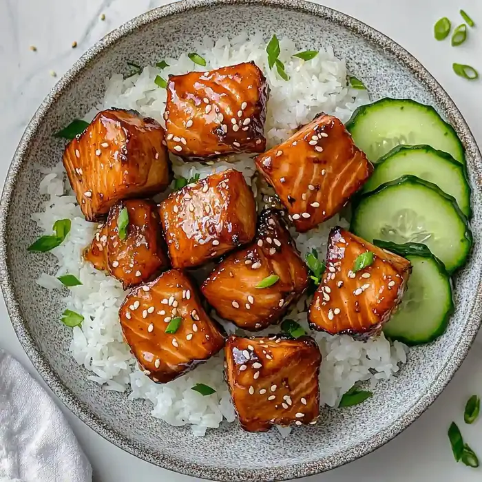 Easy Air Fryer Salmon Bites