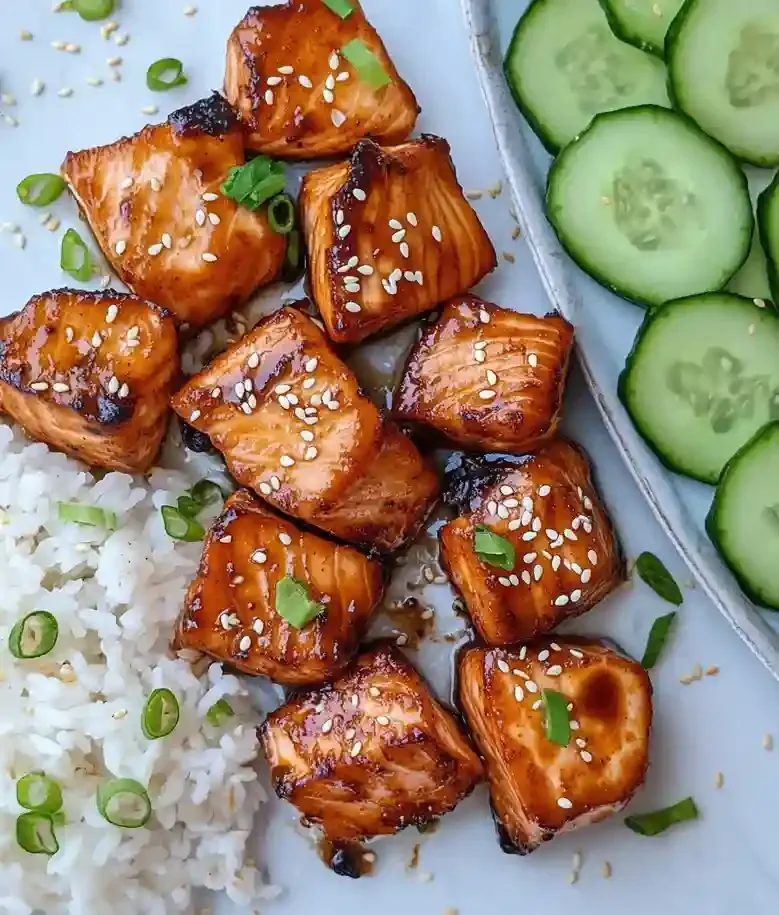 Easy Air Fryer Salmon Bites