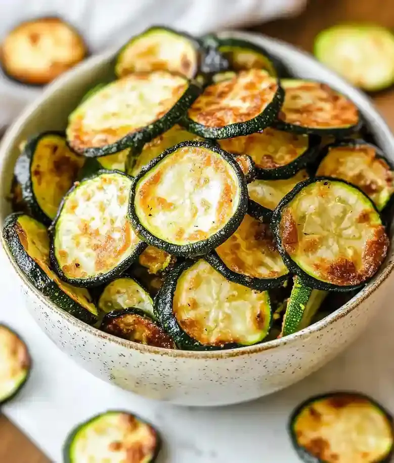 Easy Air Fryer Zucchini Chips Recipe