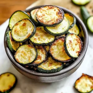 Easy Air Fryer Zucchini Chips Recipe
