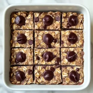 Easy Baked Oatmeal Bars Recipe