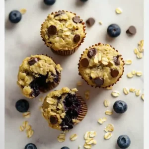 Easy Banana Oatmeal Muffins Recipe
