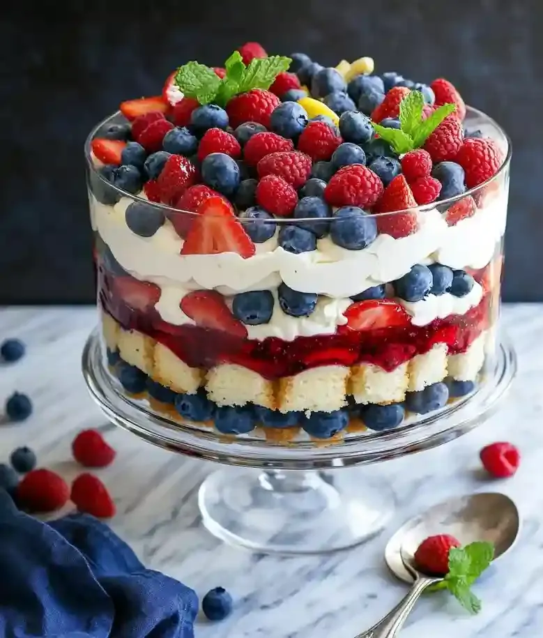 Easy Berry Trifle Dessert Recipe