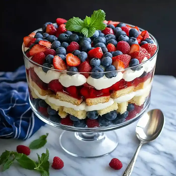 Easy Berry Trifle Dessert Recipe