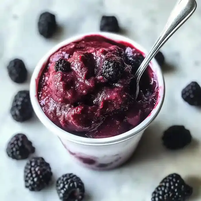 Easy Black Raspberry Sorbet Recipe
