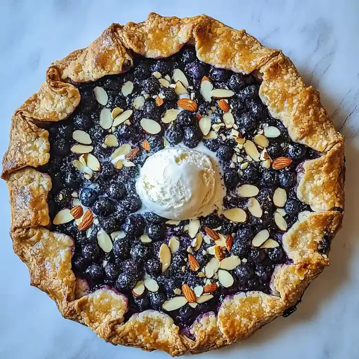 Easy Blueberry Almond Galette Recipe