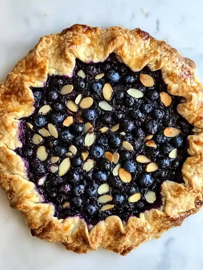 Easy Blueberry Almond Galette Recipe