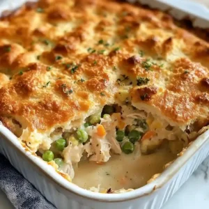 Easy Chicken Pot Pie Cobbler