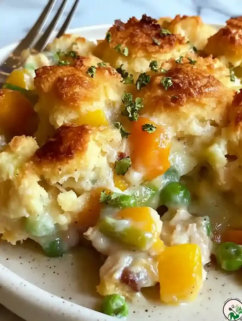 Easy Chicken Pot Pie Cobbler