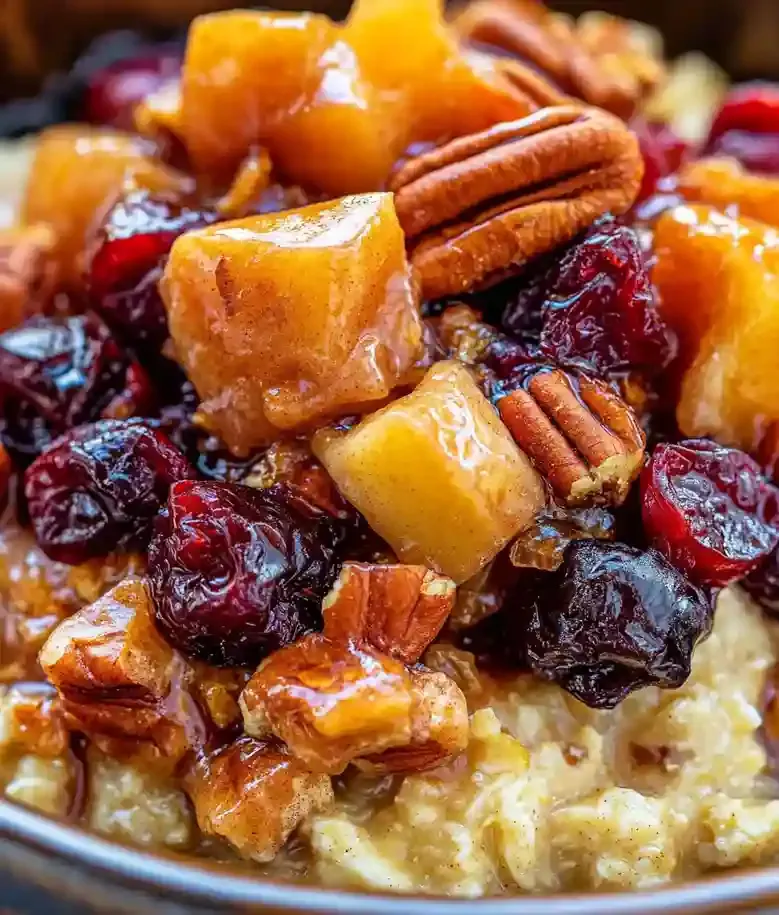 Easy Crockpot Apple Cinnamon Oatmeal