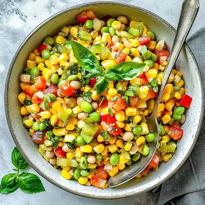 Easy Fresh Corn Succotash Recipe