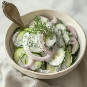 Easy German Cucumber Salad Recipe