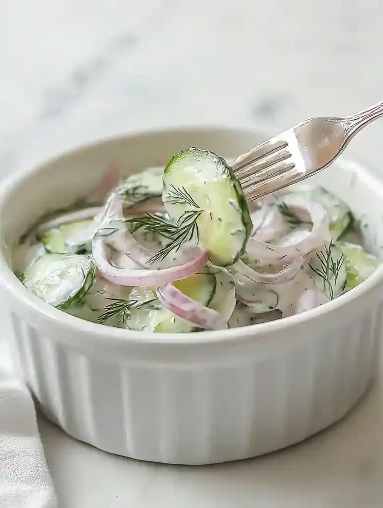 Easy German Cucumber Salad Recipe