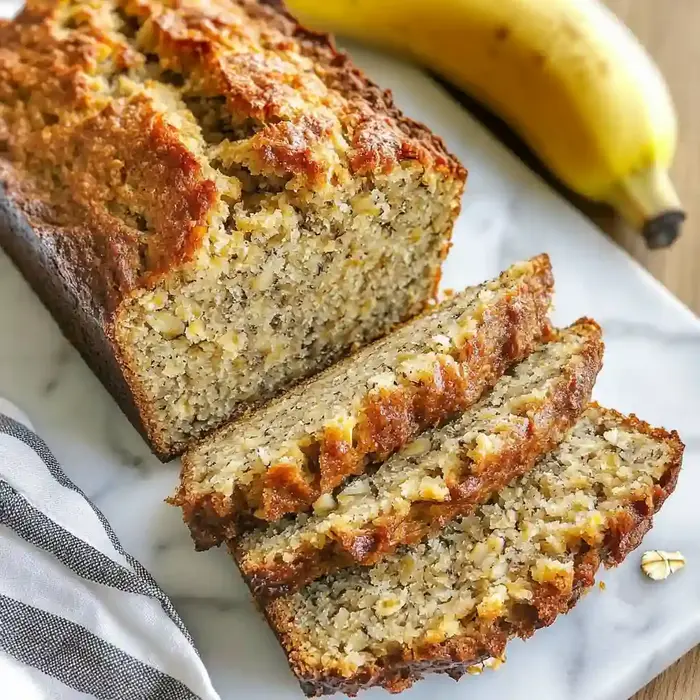 Easy Homemade Banana Oat Bread