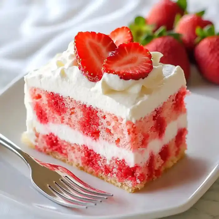 Easy Jello Poke Cake Recipe