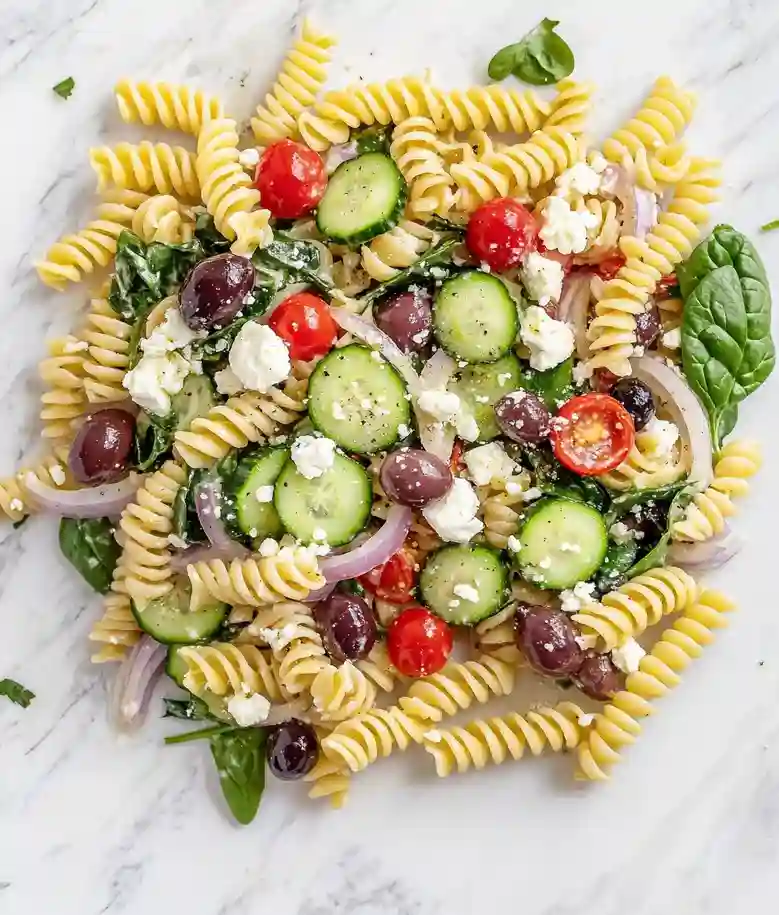 Easy Mediterranean Pasta Salad Recipe