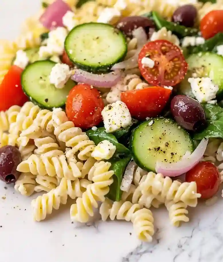 Easy Mediterranean Pasta Salad Recipe