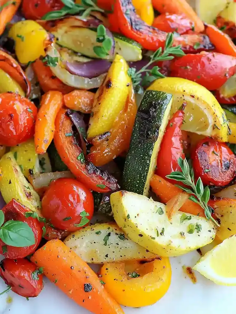 Easy Mediterranean Roasted Vegetables