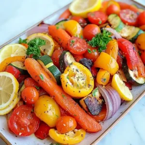 Easy Mediterranean Roasted Vegetables