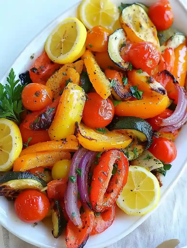 Easy Mediterranean Roasted Vegetables