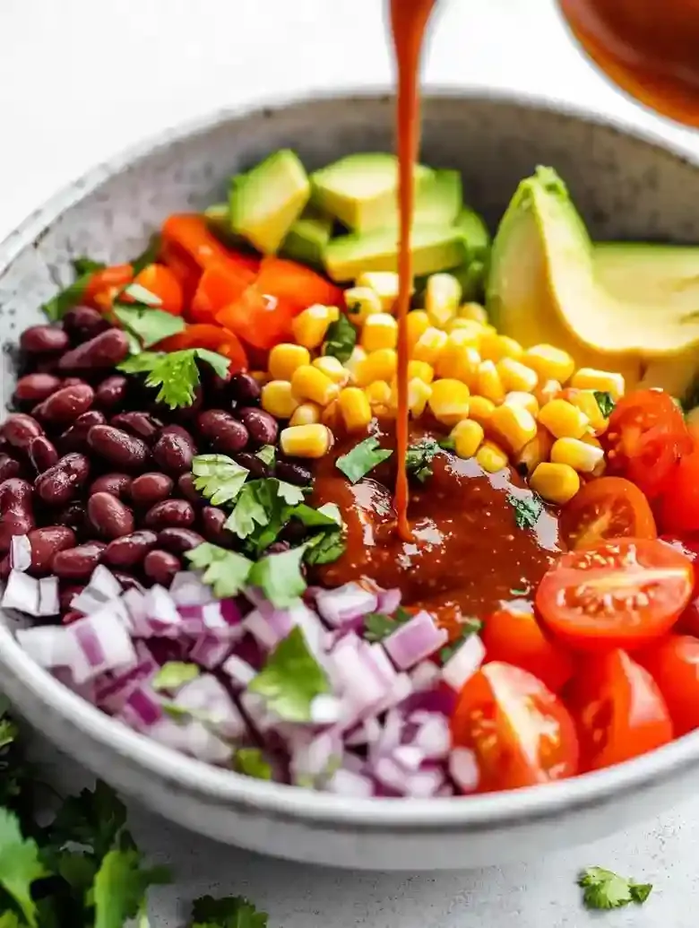 Easy Mexican Three Bean Salad