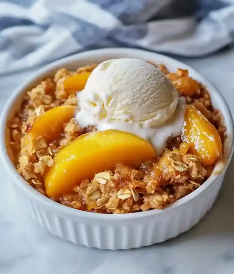 Easy Nectarine Brown Sugar Crisp
