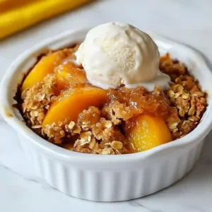 Easy Nectarine Brown Sugar Crisp