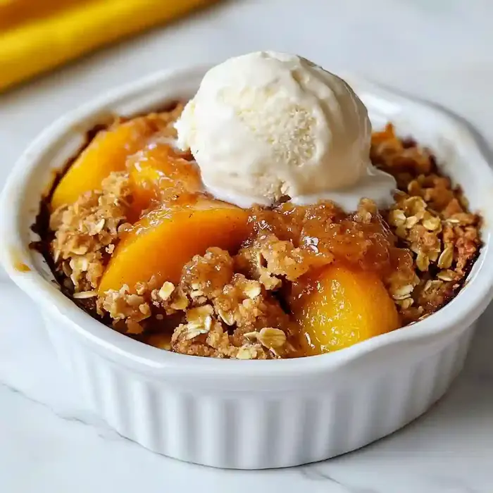 Easy Nectarine Brown Sugar Crisp