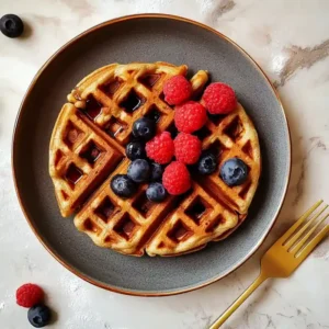 Easy Oatmeal Waffles Recipe