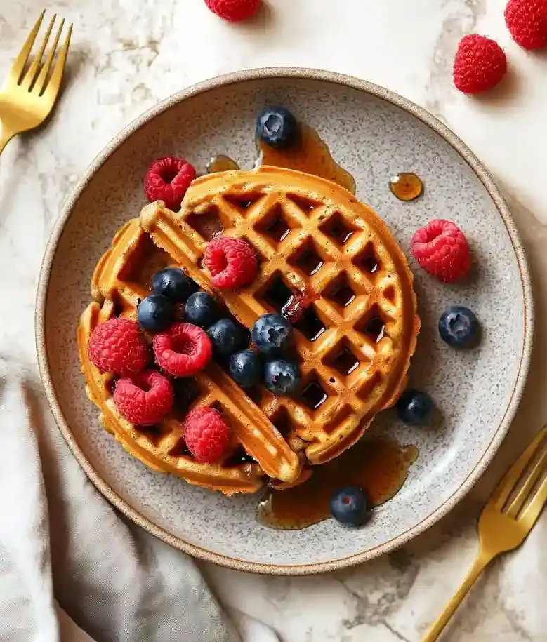 Easy Oatmeal Waffles Recipe