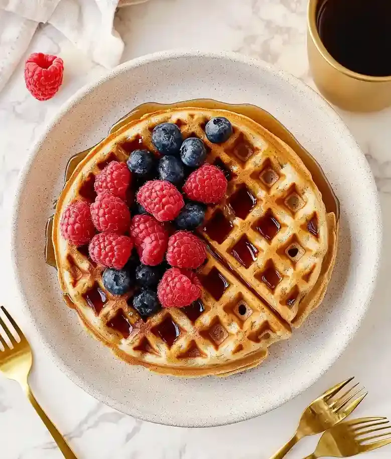 Easy Oatmeal Waffles Recipe